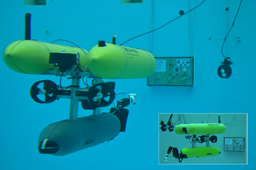 АНПА “GIRONA 500” в тестовом бассейне AUV GIRONA 500